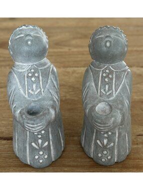 2 - ISABEL BLOOM Signed Art 1995 Girl Angel Figurines Statue Home Garden Decor